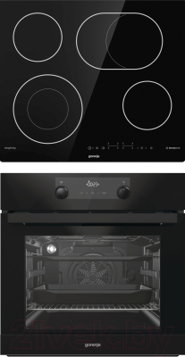 

Комплект встраиваемой техники Gorenje, BO735E32BG-2 + ECT643SYB