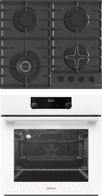 

Комплект встраиваемой техники Gorenje, BO735E11W + GKTW641SYB