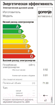 Комплект встраиваемой техники Gorenje BO735E32XG-2 + G641SYB