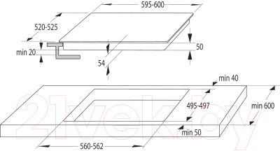 Комплект встраиваемой техники Gorenje BO76SYW + IT643SYB