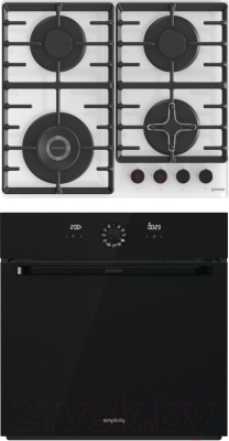 

Комплект встраиваемой техники Gorenje, BO76SYB + GKTW641SYW