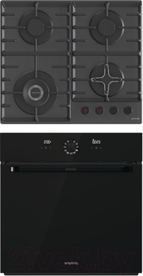 Комплект встраиваемой техники Gorenje BO76SYB + GKTW641SYB