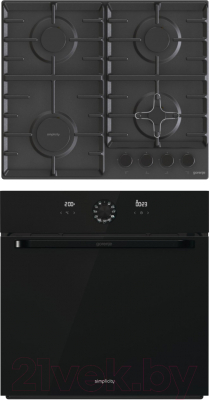 

Комплект встраиваемой техники Gorenje, BO76SYB + G641SYB