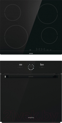 

Комплект встраиваемой техники Gorenje, BO76SYB + ECT641BSC