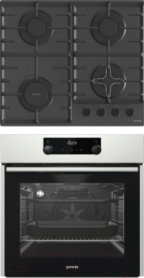 

Комплект встраиваемой техники Gorenje, BO735E11X + GT641SYB