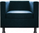 Кресло мягкое Brioli Билли (J17/темно-синий) - 