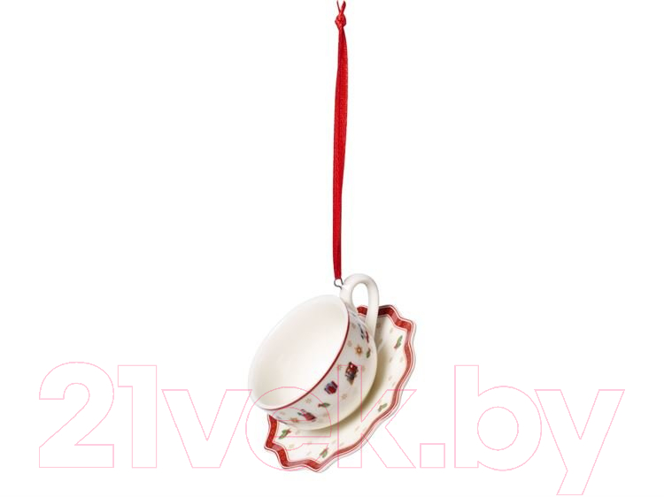 Набор елочных игрушек Villeroy & Boch Toys Delight Decoration. Сервиз из трех предметов / 14-8659-6664