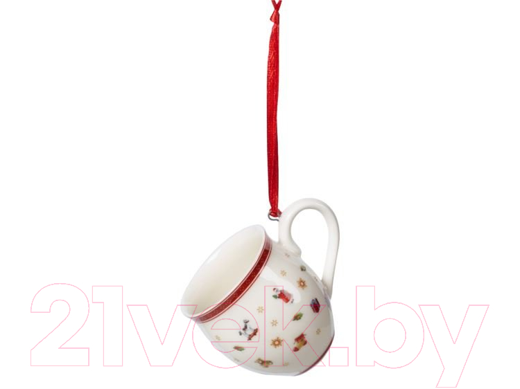 Набор елочных игрушек Villeroy & Boch Toys Delight Decoration. Сервиз из трех предметов / 14-8659-6664