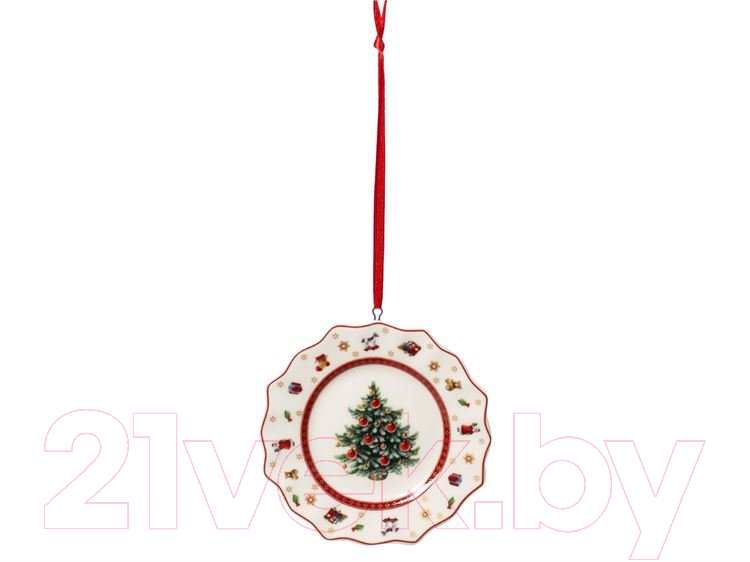 Набор елочных игрушек Villeroy & Boch Toys Delight Decoration. Сервиз из трех предметов / 14-8659-6664