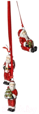 

Елочная игрушка Villeroy & Boch, Красный, My Christmas Tree Три Санты / 14-8622-6568