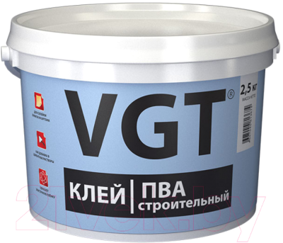 Клей VGT ПВА Строительный (2.5кг)