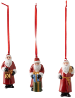 Набор елочных игрушек Villeroy & Boch Nostalgic Ornaments. Санта Клаусы / 14-8331-6687 - 