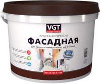Краска VGT ВД-АК-1180 Фасадная (7кг, белоснежный) - 
