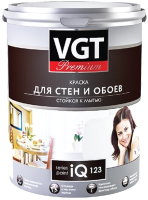 Краска VGT Premium для стен и обоев IQ123 База А (800мл) - 