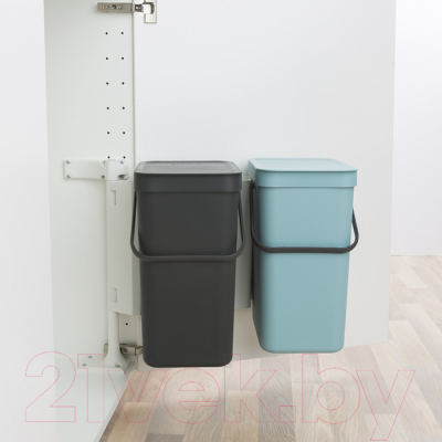 Система сортировки мусора Brabantia Sort & Go / 109980 (2x12л)