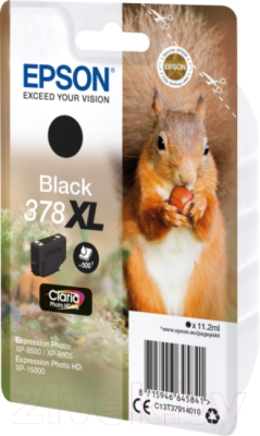 

Картридж Epson, Черный, T3791 Black XL (C13T37914020)