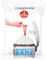 

Пакеты для мусора Brabantia, PerfectFit J 23л / 115608