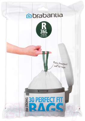 

Пакеты для мусора Brabantia, PerfectFit R 36л / 115646