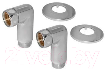 Комплект фитингов для полотенцесушителя Luxon 1"х1/2" г/ш / 741SCH1004