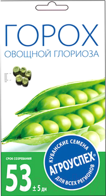 

Семена Агро успех, Горох Глориоза сахарный / 52577