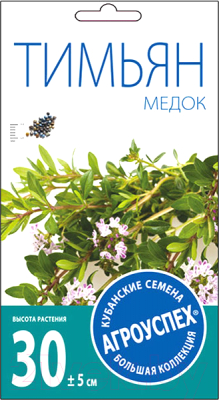 

Семена Агро успех, Тимьян Медок / 34371