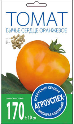 Семена Агро успех Томат Бычье сердце оранжевое средний И / 43679 (0.05г)