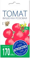 Семена Агро успех Томат Вишенка розовая средний И тип черри / 55220 (0.1г) - 