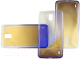Чехол-накладка Case Rainbow для Nokia 2 (глянцевый черный) - 