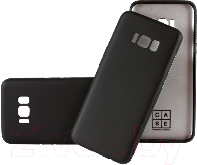 Чехол-накладка Case Deep Matte v.2 для Galaxy S8 (матовый черный)