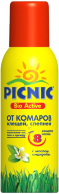 

Спрей от насекомых PICNIC, Bio Activ