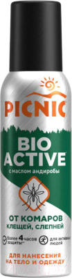 Спрей от насекомых PICNIC Bio Activ (125см3)