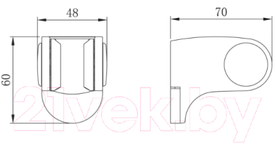 Душевой держатель LEMARK LM8083C