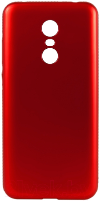 Чехол-накладка Case Deep Matte v.2 для Redmi 5 Plus (матовый красный)