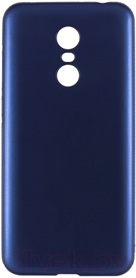 Чехол-накладка Case Deep Matte v.2 для Redmi 5 Plus (матовый синий)