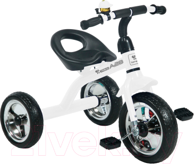Трехколесный велосипед Lorelli A28 / 10050120007 (черный/белый)