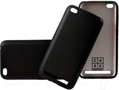 Чехол-накладка Case Deep Matte v.2 для Redmi 5A (матовый черный)