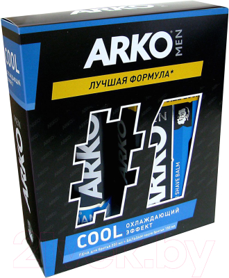 Набор косметики для бритья Arko Cool пена для бритья 200мл+бальзам после бритья 150мл