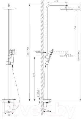 Душевая система LEMARK Tropic LM7005C