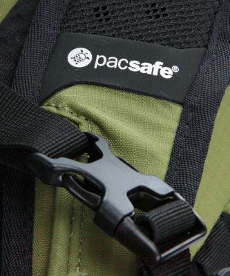 Рюкзак туристический Pacsafe Venturesafe X22 / 60410515 (темно-салатовый)