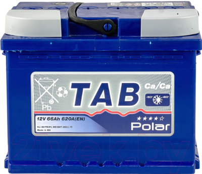 

Автомобильный аккумулятор TAB, Polar Blue 66 L / 121566