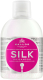Шампунь для волос Kallos KJMN с оливковым маслом и экстрактом протеина шелка д/сух волос (1л) - 