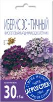 Семена цветов Агро успех Иберис фиолетовый кардинал (0.2г) - 