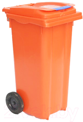 Контейнер для мусора Plastik Gogic 120л (оранжевый)