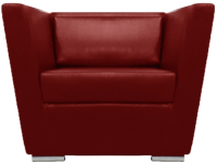 Кресло мягкое Brioli Болдер (L16/вишневый) - 