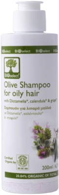 Шампунь для волос BIOselect Olive Shampoo for Oily Hair (200мл)
