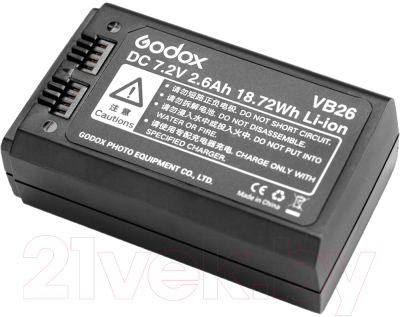 Изображение товара Аккумулятор для вспышки студийной Godox VB26 / 27532