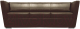 Диван Brioli Болдер трехместный (L13/коричневый) - 