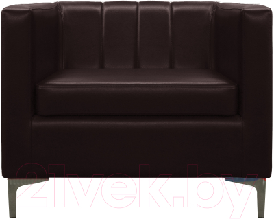 Кресло мягкое Brioli Бруно (L13/коричневый)