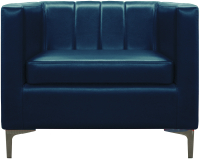 Кресло мягкое Brioli Бруно (L18/синий) - 
