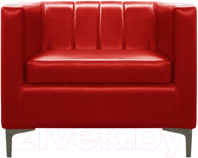 Кресло мягкое Brioli Бруно (L19/красный)